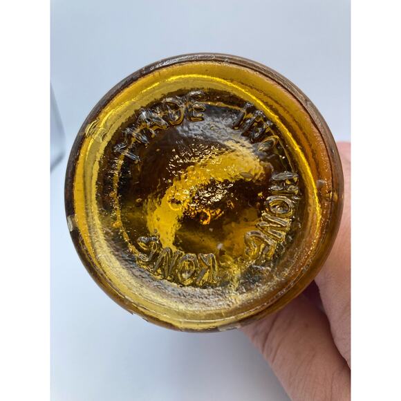 Vintage Lantern Nativity Scene Amber Glass Top Unused Wick-Adjuster-Hong Kong - Picture 8 of 9